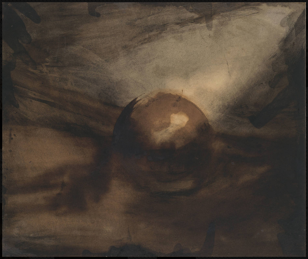 Dark void of browns and blacks - Abstract Art